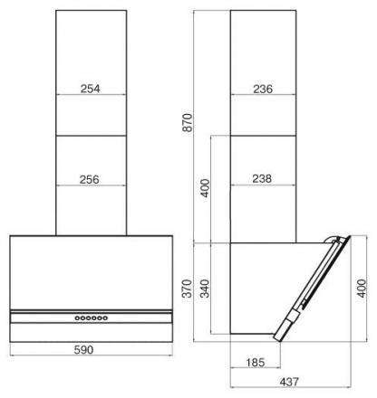 Кухонная вытяжка FABER KORUND WH A60