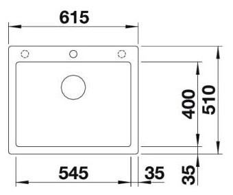 Кухонная мойка BLANCO PLEON 6 SILGRANIT антрацит Кухонная мойка BLANCO PLEON 6 SILGRANIT антрацит