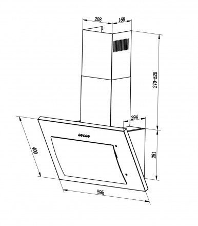 Кухонная вытяжка LEX MIKA GS 600 WHITE Кухонная вытяжка LEX MIKA GS 600 WHITE