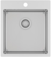 Кухонная мойка AquaSanita Steel LUNA 100 X сталь Кухонная мойка AquaSanita Steel LUNA 100 X сталь