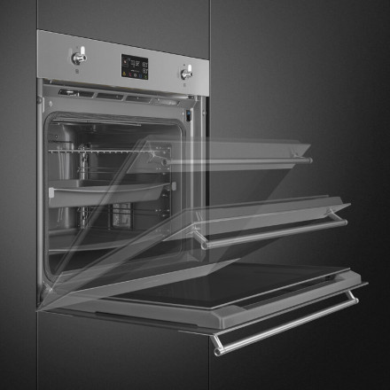 Электрический духовой шкаф Smeg SOP6302S2PX Электрический духовой шкаф Smeg SOP6302S2PX
