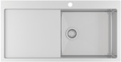 Кухонная мойка AquaSanita Steel LUNA 101 M-R сталь Кухонная мойка AquaSanita Steel LUNA 101 M-R сталь