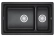GRANULA KS-7304U, ШВАРЦ (чёрный металлик), кухонная мойка, кварц GRANULA KS-7304U, ШВАРЦ (чёрный металлик), кухонная мойка, кварц