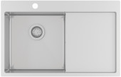 Кухонная мойка AquaSanita Steel LUNA 101 N-L сталь Кухонная мойка AquaSanita Steel LUNA 101 N-L сталь