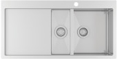 Кухонная мойка AquaSanita Steel LUNA 151 M-R сталь Кухонная мойка AquaSanita Steel LUNA 151 M-R сталь