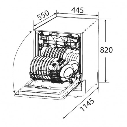 Посудомоечная машина Zigmund & Shtain DW 239.4505 X