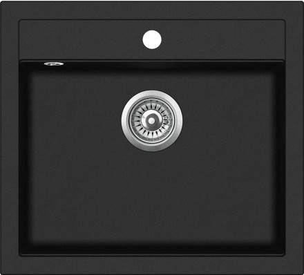 Кухонная мойка AquaSanita Quadro SQQ 100 графит