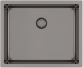 Кухонная мойка AquaSanita Steel DER 100 L графит Кухонная мойка AquaSanita Steel DER 100 L графит