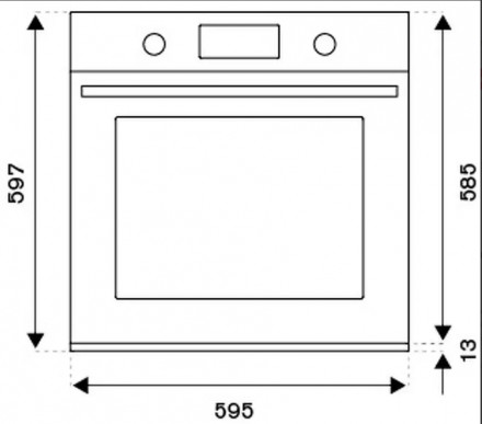 ДУХОВОЙ ШКАФ BERTAZZONI F605MODEKXS