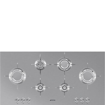 Газовая варочная панель Smeg PXL6106 Газовая варочная панель Smeg PXL6106