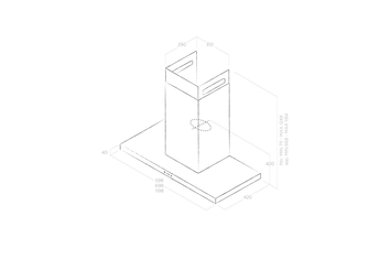 Кухонная вытяжка ELICA THIN IX/A/60