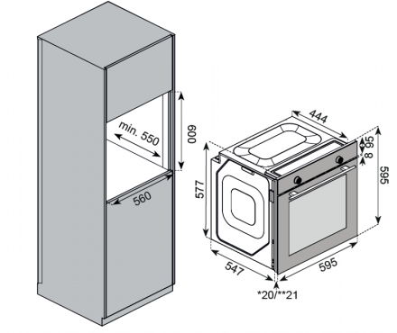 Духовой шкаф электрический KUPPERSBERG HF 610 BX Духовой шкаф электрический KUPPERSBERG HF 610 BX