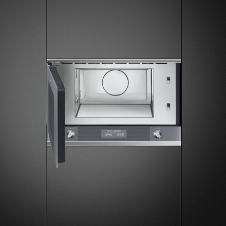 Встраиваемая микроволновая печь Smeg MP122S1 Встраиваемая микроволновая печь Smeg MP122S1