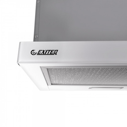 Вытяжка кухонная встраиваемая EX-1076 white glass Вытяжка кухонная встраиваемая EX-1076 white glass