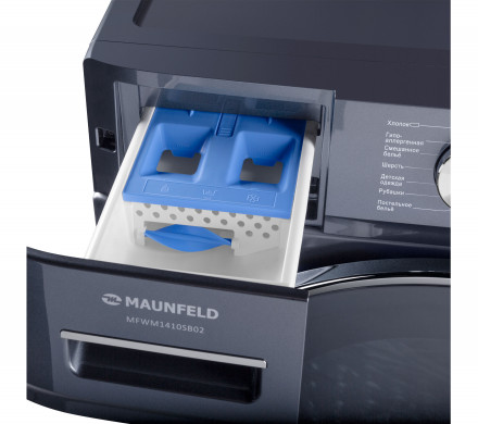 Стиральная машина c инвертором MAUNFELD MFWM1410SB02 Стиральная машина c инвертором MAUNFELD MFWM1410SB02