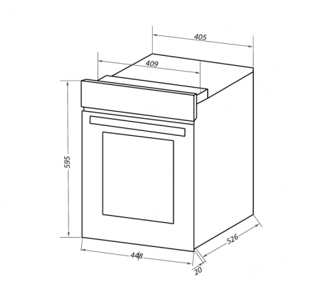 Духовой шкаф MAUNFELD EOEC516B2