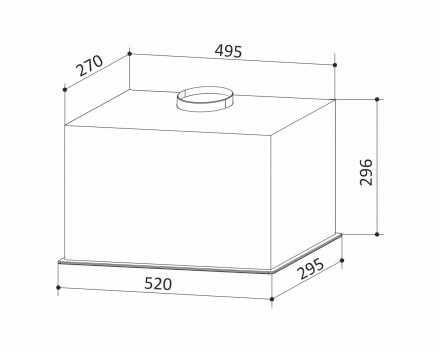 Вытяжка кухонная EXITEQ EX-1236 white Вытяжка кухонная EXITEQ EX-1236 white