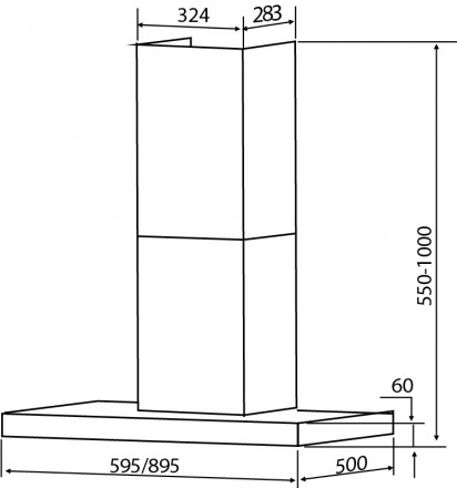 Вытяжка кухонная EXITEQ EX-1069 Вытяжка кухонная EXITEQ EX-1069
