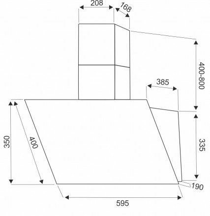Вытяжка кухонная EXITEQ EX-1166 black Вытяжка кухонная EXITEQ EX-1166 black