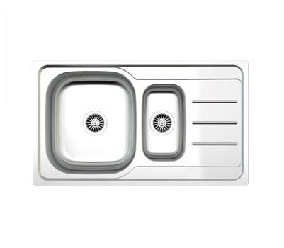 Кухонная мойка ZIGMUND & SHTAIN RECHTECK 860D.8 полированная Кухонная мойка ZIGMUND & SHTAIN RECHTECK 860D.8 полированная