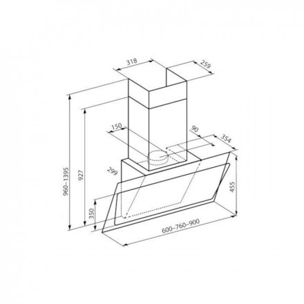Кухонная вытяжка Korting KHC 67070 GW Кухонная вытяжка Korting KHC 67070 GW